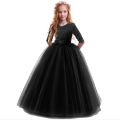 BLACK NET MAXI DRESS FOR BABY and GIRLS - Elegant and Stylish Dress for Special Occasions - Premium Quality. 