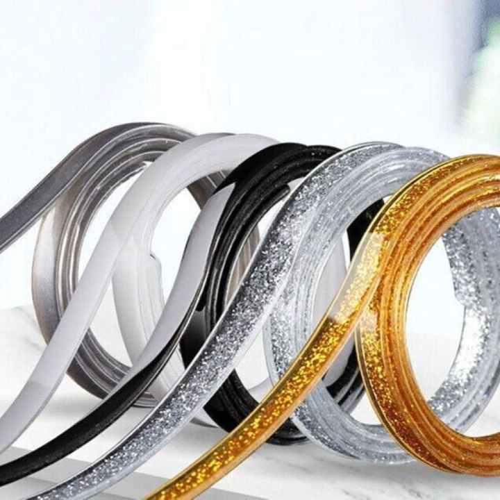 6M Ceramic Tile Mildew proof Gap Tape Ceiling Edge Strips Self-adhesive Waterproof Seam Sticker