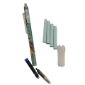 Anime fiction Characters Fountain Ink Pen Jumping Pen Calligraphy Pen Demon Slayer ,  Ancient Castle ,  Lina Bell ,  Holiday , Anna Dialy , Magic Fashion  , D gray Character Ink Pen With FREE 5 ink cartridges Refills and Pen Moisturizer ink Sponch. 
