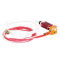 3D Printer MK8 Hotend Kit Extruder Assembled 0.4mm Nozzle Set, 24V 40W Extruder Head Print Head for 3D Printer Alfawise U20 U30 Creality Ender 3 with Aluminum Heating Block, 1.75mm. 