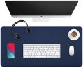 Laptop Matt 13x30 inches Large Mouse pad | Desk Matt, Computer Table Protector Matt | Multi use Synthetic Leather Matt| Large Mousepad. 