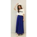 (Customized) Branded Finest Chiffon Pleated Skirt, Maxi Skirt - Embrace Elegance With This Stylish Chiffon Pleated Skirt. 