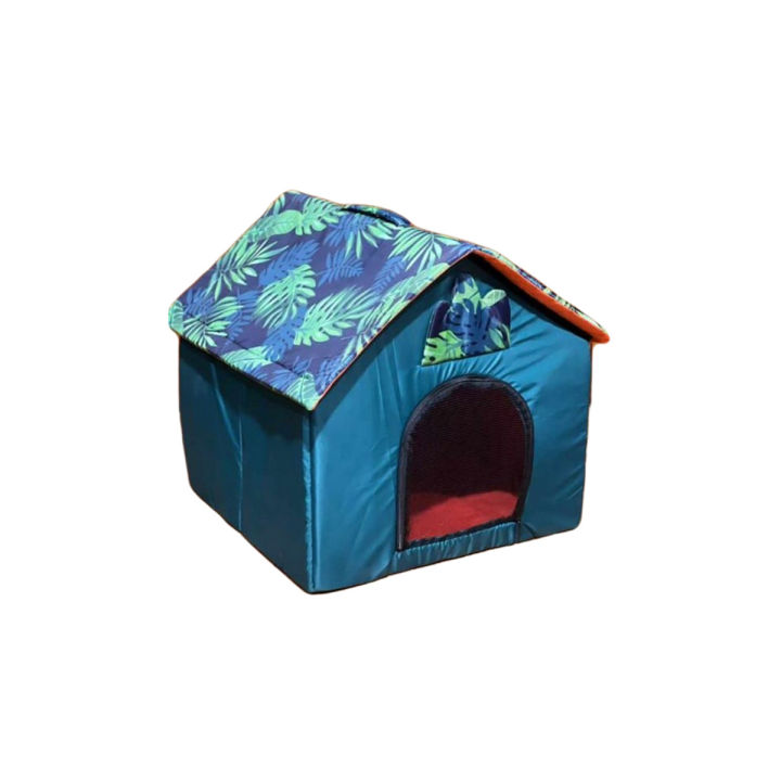 Modern Foldable 2 In 1 Heated Outdoor Waterproof Cat Bed House Cave
