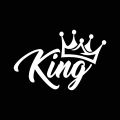 17cm*11.1cm KING CROWN Sticker for Car Funny Vinyl Decoration Car Window Reflective Sticker Decal Black Silver Car Accessories. 