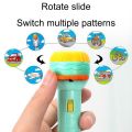 【HOT】 Kids Flashlight Storybook Torch Hd Animation Cartoon Early Educational Toy Handed Projector Learning Machine Toys For Children. 