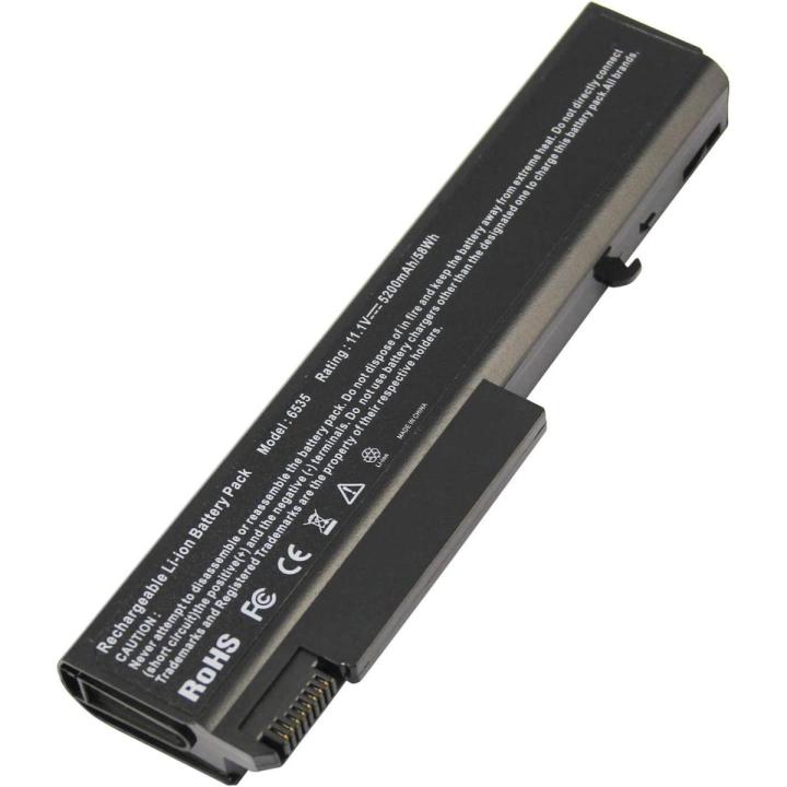 Laptop Battery for HP TD06 EliteBook 8440P 6930P 6530B 6730B 6550B ProBook 6455B 6555B 486296-001 6930 6550 6730 8440 482962-001 KU531AA HSTNN-UB68 HSTNN-IB69 HSTNN-CB69 HSTNN-UB69 TD09 [6 Cell Laptop battery