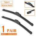Car Wiper For Daewoo Matiz 1998-2008 Windshield Rubber Silicon Refill Front Window Wiper 21";+16"; LHD RHD Auto Accessories. 