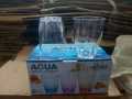 6 Pcs Tumbler Water Drinking Glass Plastic Acrylic. 