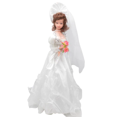 Bonnie Happy Wedding Doll - Umbrella Frock Beautiful Barbie Doll Toy For Kids