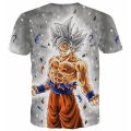 Hot selling new anime DRAGON BALL Dragon Ball 3D printed European size short sleeved T-shirt. 