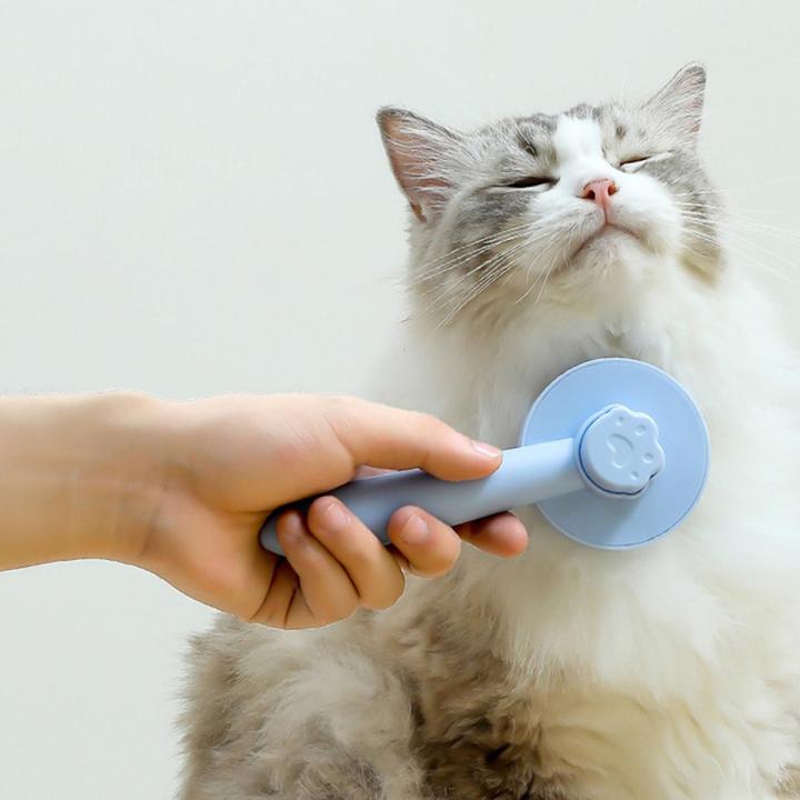 Cat Brush Pet Comb Self Cleaning Slicker Brush Remove Hair Grooming