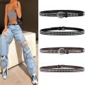 PU Leather Belt Women's Fashion Casual Luxury Designer Jeans Accessories Trend Girdle Gothic Punk Korean Hip-Hop Pin Buckle Belt. 