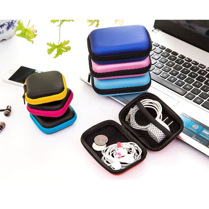 IELGY Professional solid color earphone box bag, earphone special bag