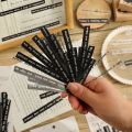 40 pcs Life Quotes Strip English sentence Stickers aesthetic Adhesive Diy Labels Stationery for Scrapbooking Diary Album. 