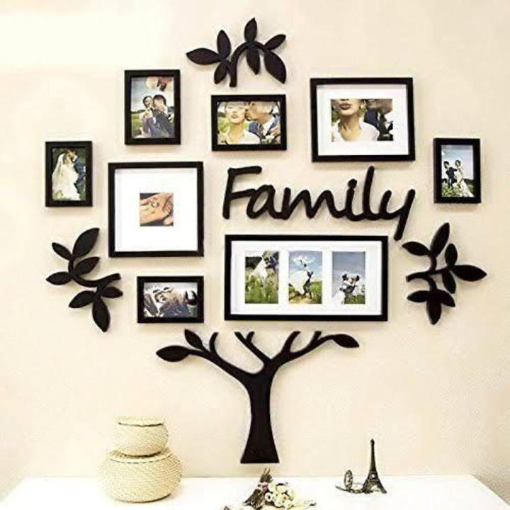 3D Wooden Wall Family photo/picture Tree With Picture Large Size Frames, Wooden Family Tree Photos Frame  wall decoration item  room decoration item decorating item photo frame  home decoration item