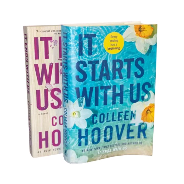It Ends with Us It Starts with Us By Colleen Hoover ( Combo Deal ) 2 Book Set