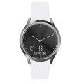 For Garmin Vivoactive 3 / Vivomove HR Solid Color Reverse Buckle Silicone Watch Band, Size: Large Size(Black). 