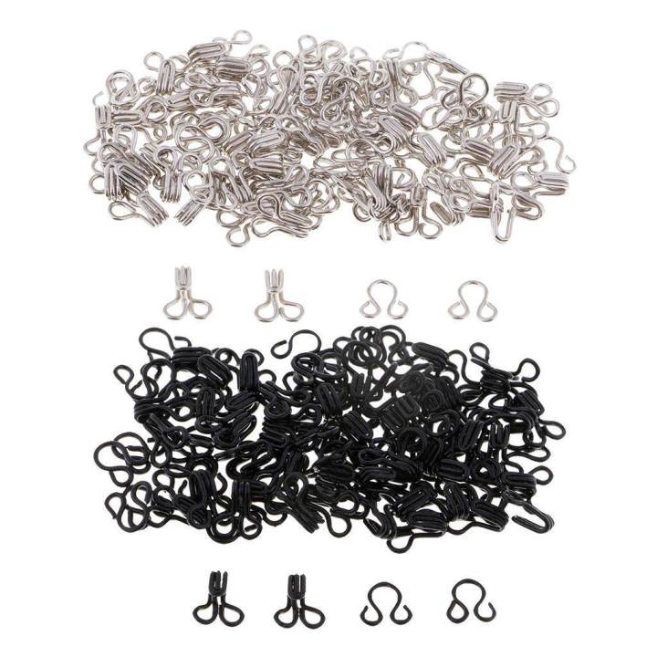5x50%20Set%20Sewing%20Hooks%20and%20Eyes%20Closure%20for%20Bra%20Clothing%20Dress%20Fasteners%20Black%20-%20Image%206