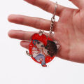 New Design KPOP Bangtan Boys JK And V Cute Characters Keychain Pendant Chain Cartoon Accessories Keyrings Fans Jewelry 2021. 