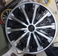 Fancy Wheel Cover 13 inch - Chrome Finish - 4 Piece Set. 