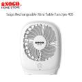 Sogo JPN-405 Rechargeable Mini Table Fan. 