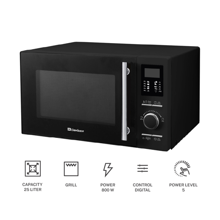 Dawlance Microwave Oven DW 395 HCG  / Grill Cooking  / Auto Cook Menu / 25 Litres / Micro wave