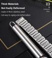 【FUN LIVE】 Stainless Steel Handheld Citrus Lemon Zester Grater Long Chocolate Grater Cheese Grinder Fruit Peeler Ginger Garlic Kitchen Tool. 