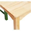 Wooden and Multicolor Kids Table Set - 4 Chairs Included | Kids Furniture for Playroom or Study Room | Durable and Safe | Perfect for Arts, Crafts, and Learning. 