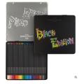 Faber-Castell Black Edition Colour Pencils, Assorted Pack of 24 (16-116424) Multicolor. 
