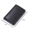 Card Holder Men Wallet Money Bag Male Vintage Black Short Purse PU Leather Fashion Wallets Slim Thin Wallets. 