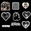 25 pcs ENHYPEN sticker pack based on park suung hoon, niki, jay, sunoo, heesung, jungwong, jake ideal for journaling, guitars, diaries, skateboards korean kpop idols music trendy aesthetic. 