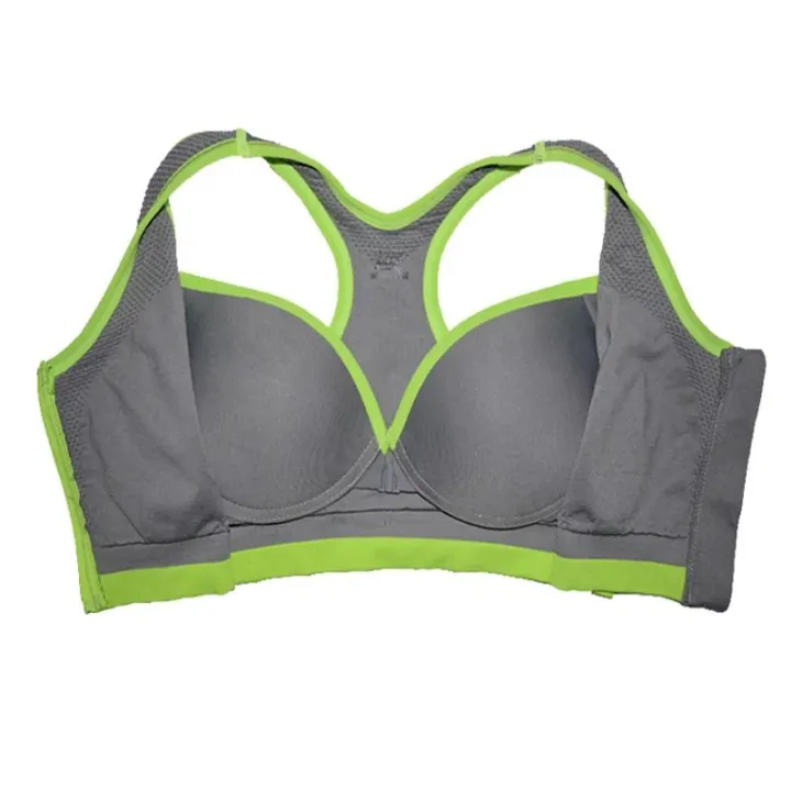 Shopspot%20Women%20Sports%20Bra%20Front%20Zipper%20Closure%20Professional%20Anti%20Vibration%20Padded%20Shockproof%20For%20Workout%20Running%20Gym%20Exercise%20Comfortable%20pushup%20bra%20for%20girls%20sports%20bra%20with%20deep%20V-neck%20design%20-%20Image%202