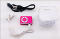 Mini Shuffle MP3 Player Memory Card Supported & Rechargeable with Free Hands Free and Charging Cable. 