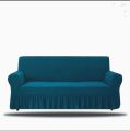 Heavy Mesh Fabric Turkish Frilled Style Sofa Covers - Stretchable standard Size Sofa Couch Cover For 1 Seater, 2 Seater, 3 Seater, 5 Seater, 6 Seater, 7 Seater Sofa Cover - Dustproof & Washable. 