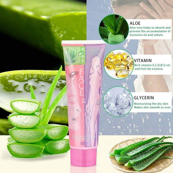 Face & Body Scrub Gel - 100Ml