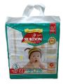 Sukoon Baby Diapers Size 3 Medium 72 Pcs Jumbo Pack (5-9kgs). 