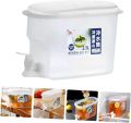 Cold Bucket Water Dispenser Refrigerator Fridge Faucet Iced Beverage Dispenser Iced Tea Pitcher Water Cooler Dispenser for Home Fruit Tea Dispenser Party Water Container Cold Drink. 