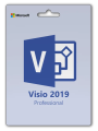 Microsoft Visio Professional 2019 – Retail Key for 2 PCs. 