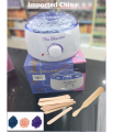Wax heater machine Professional Wax Heater (100) & Hot Wax Warmer Machine For All Skin Hair Removal, Free Hard Beans & Wooden spatula & Sticks. 