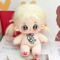 20cm Plush Idol Doll without clothes Cotton Star Dolls Kawaii Long Hair Girl Plush Toys For Fans Collection Gifts. 