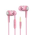 High Quality Wired Headphones Stereo In-Ear 3.5mm with Mic Wired Headphones for Smartphone. 
