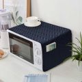 Oven Cover Microwave Dust Cover Waterproof Double Pocket Storage Bag Microwave oven cover Size 17x45 inches. 