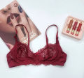 Pack Of 2 Non-Padded & Non-Wired Full Cover Full Net Transparent Bra A486. 