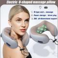 Electric Neck Massager U Shaped Pillow Multifunctional Portable Shoulder Cervical Massager Outdoor Home Car Relaxing Massage. 