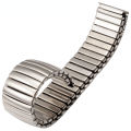 Aotelayer Stainless Steel Stretch Watch Band 20mm 22mm Matte Silver Black Strap. 