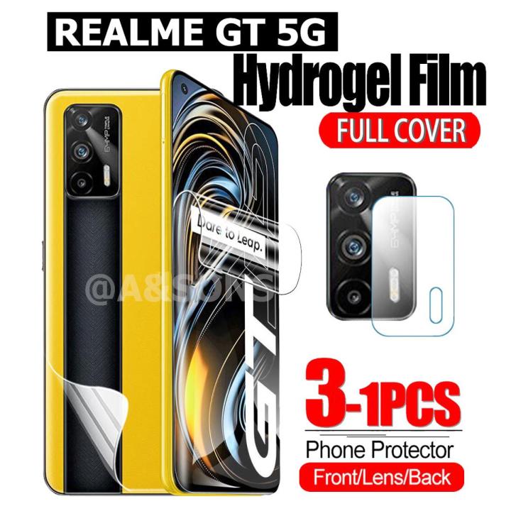 Realme_ GT 5G Screen Protector Front And Back Hydrogel Film  Jelly Protector