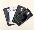 Geniune back battery door cover for Samsung Galaxy S5 i9600 G900 Rear housing for Galaxy S5 mini G800 back cover case + 1x film. 