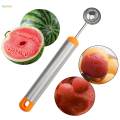 Melon Baller Spoon Ice Cream Spoon Kitchen Tools Stainless Steel Fruit Scooper Watermelon Scooper for Ice Cream Cantaloupe Watermelon Fruits. 