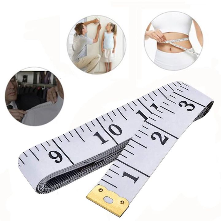 Waist Inch Ruler Portable Flexible Soft Ruler For Waist Chest Legs Meter Sewing Tailor ...
