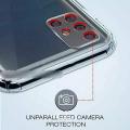 Ultra Clear Slim for Samsung Galaxy A51 Airbag Anti-Slip Grip Soft Back Cover Case with Best Camera Protection & Anti-Dust Plugs. 